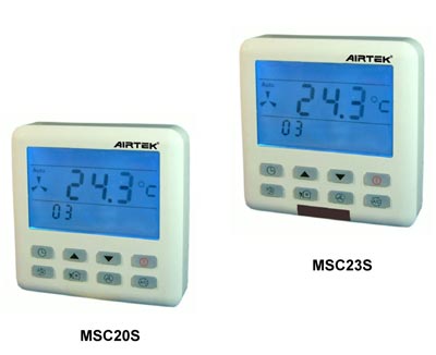 MSC20S series one to one LCD fan coil unit control panel is a special-purpose field operation man-machine interface.